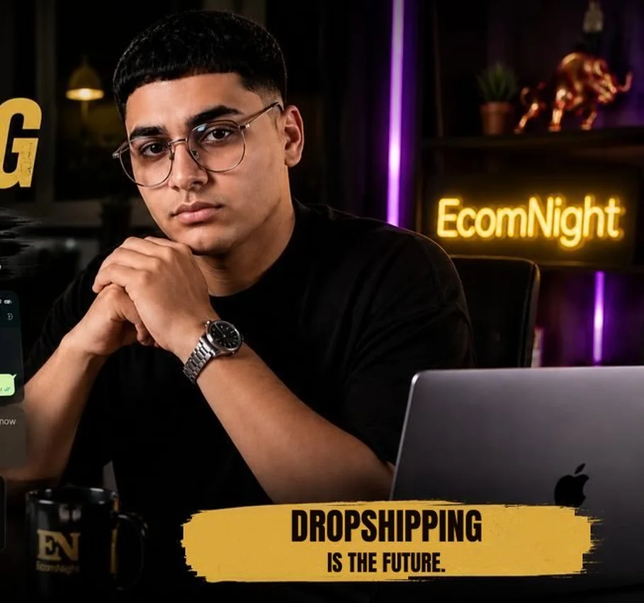 Mr. Anas at the EcomNight desk